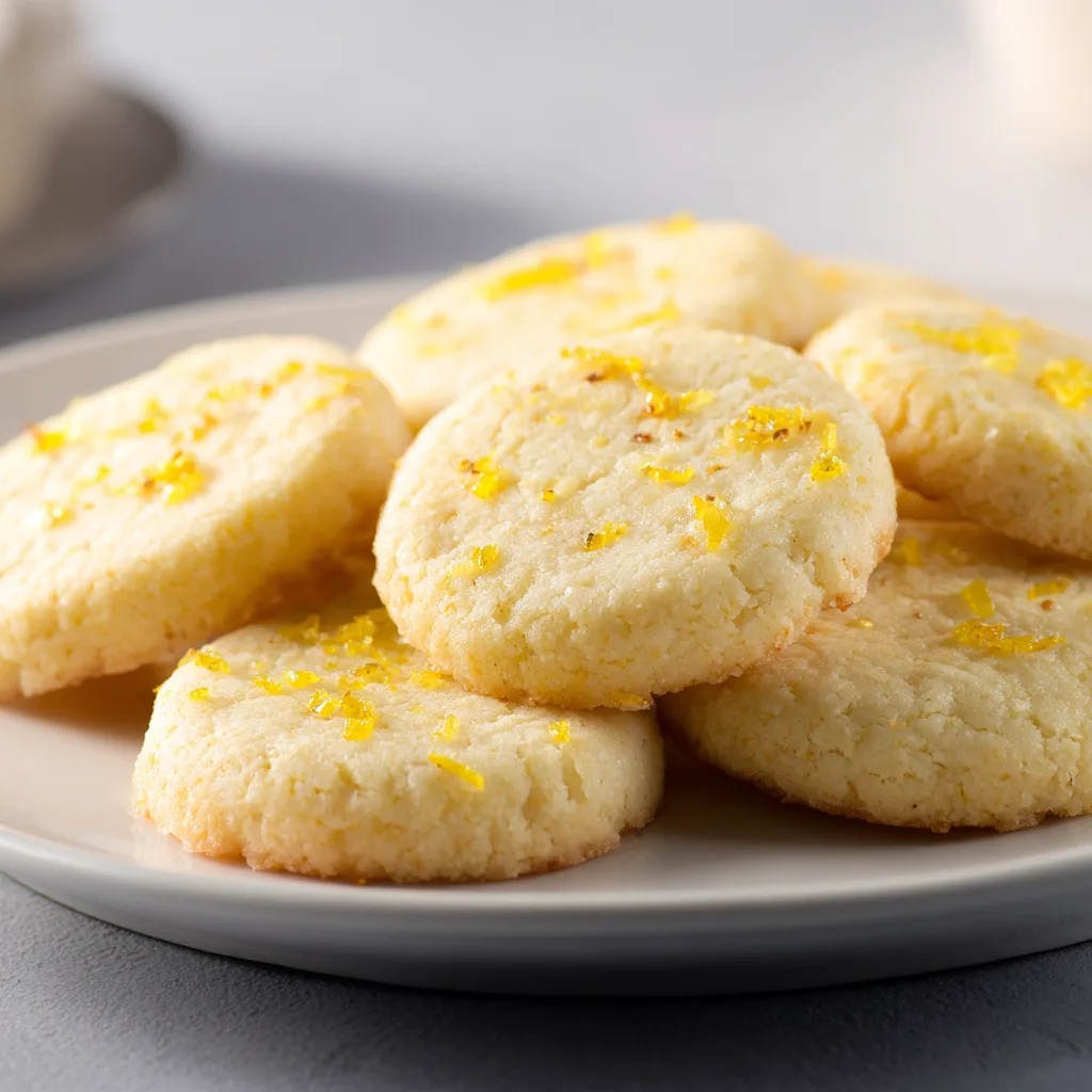 Zesty Lemon Cookies with Bright Flavorful Zest