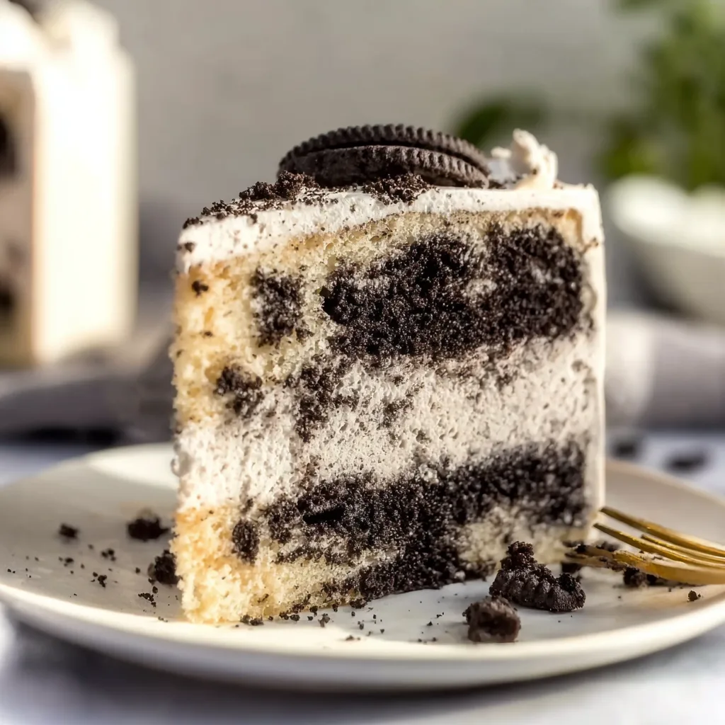 Moist Oreo Cake Recipe with Delicious Creamy Frosting